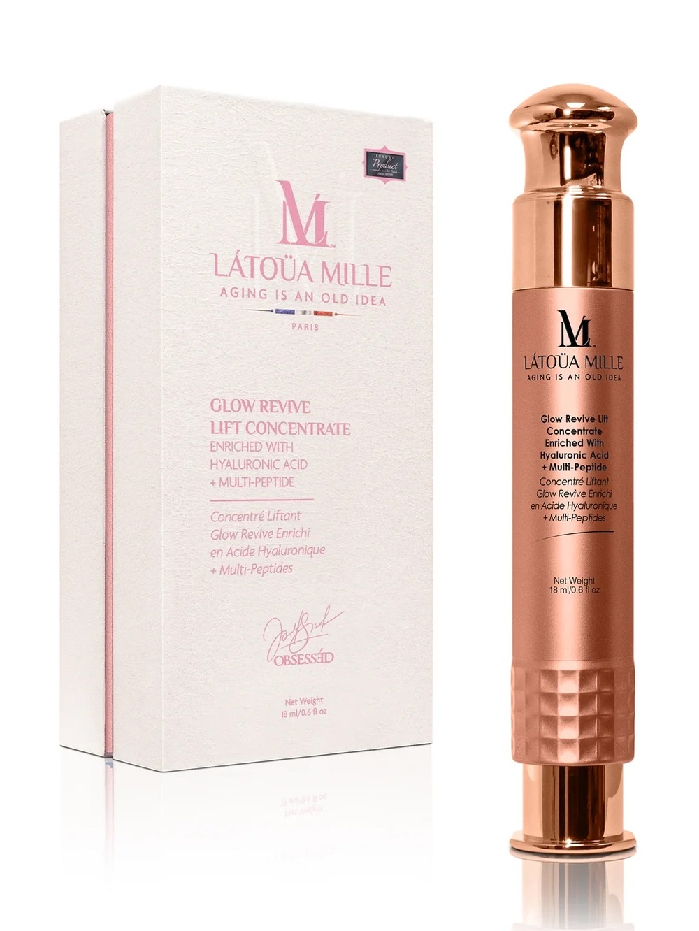 Látoüa Mille Glow Revive Lift Concentrate with Hyaluronic Acid + Multi-Peptide